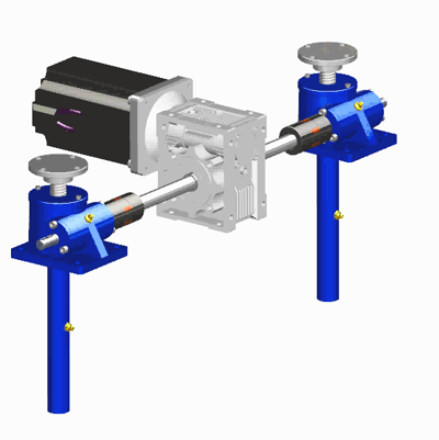 絲（sī）杆升（shēng）降（jiàng）機-減速機-轉向器