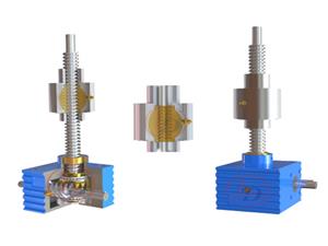 調心螺母-浮動螺（luó）母絲杆升降機-自定心螺母升降機