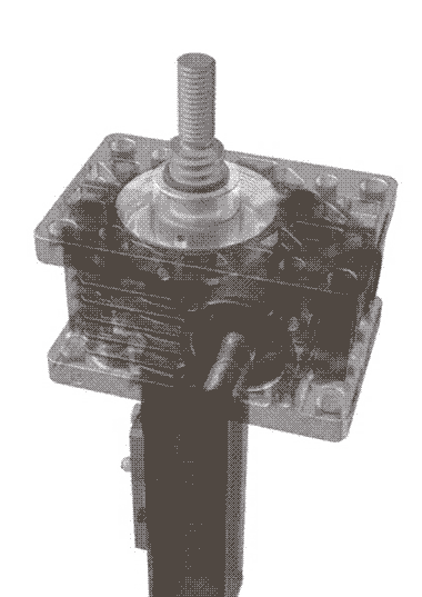 <strong>蝸輪絲杆升降機</strong>升降原理圖