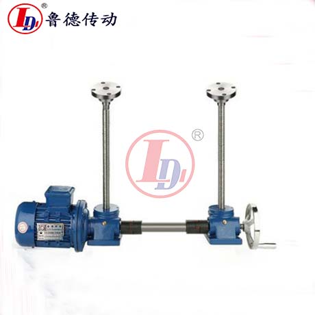 兩台聯（lián）動絲杆升降機